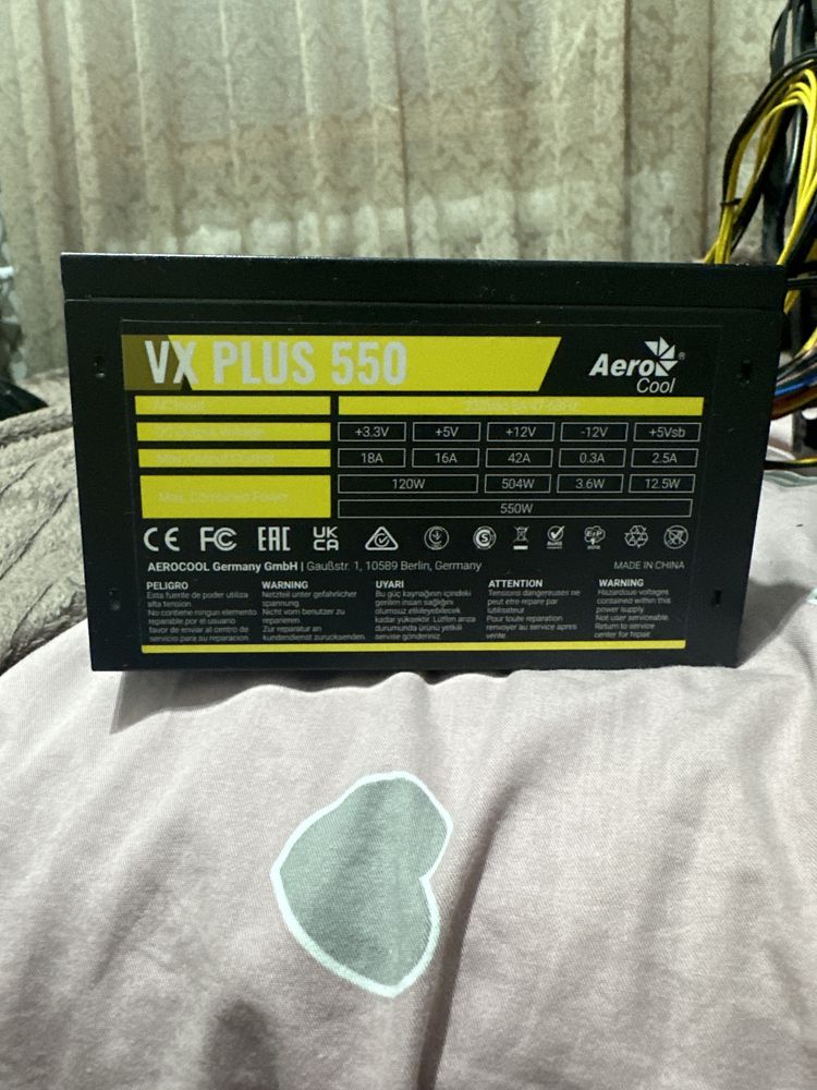 Блок питания AeroCool 550w