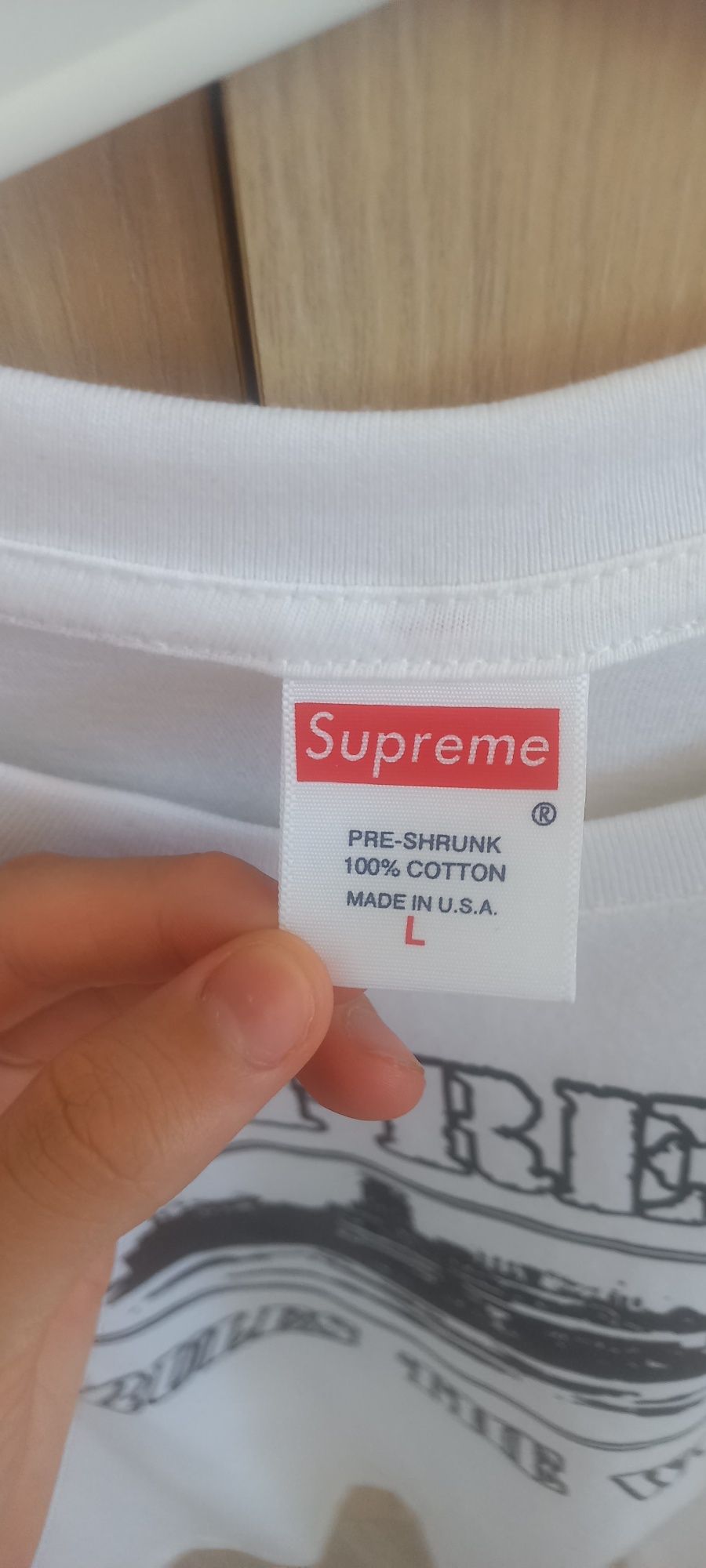 Футболка Supreme X Corteiz 1:1 с фирменным пакетом