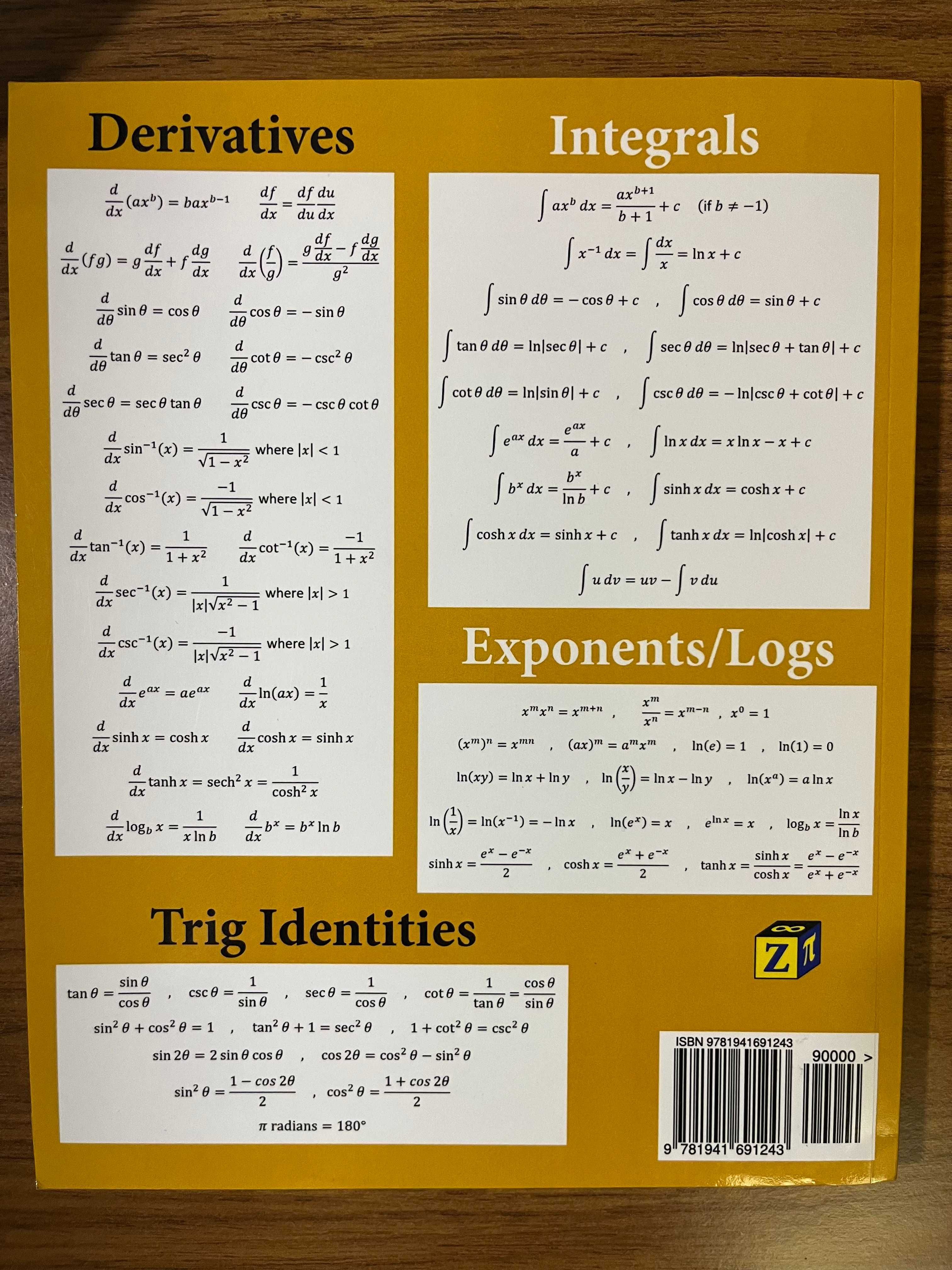 Книга по Calculus | Мат. анализ | Essential Calculus Skills Workbook