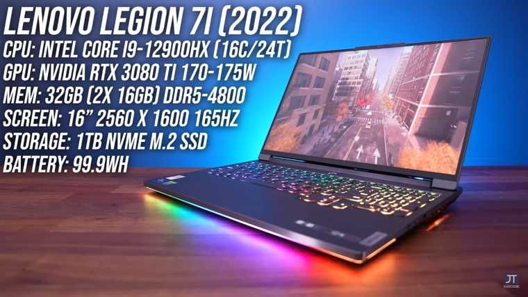 Lenovo Legion 7 - Игровой ноутбук