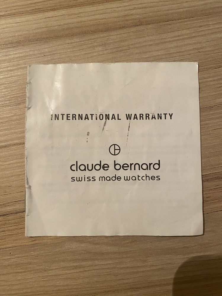 Швецарские кварцевые часы Claude Bernard