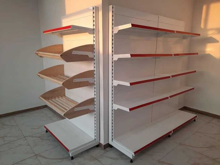 Металлические островные витрины стелажи полки торговые для магазина