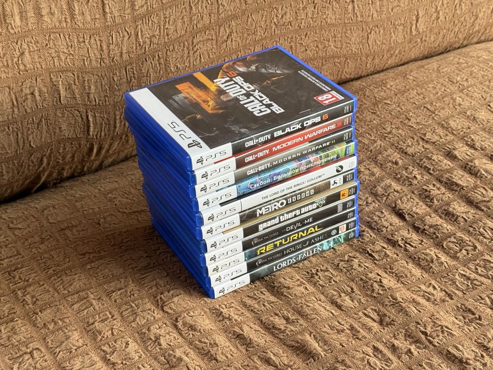 Игры на PlayStation 5 ,диски Call of Duty,Метро,Сэкбой,GTA5,Returnal