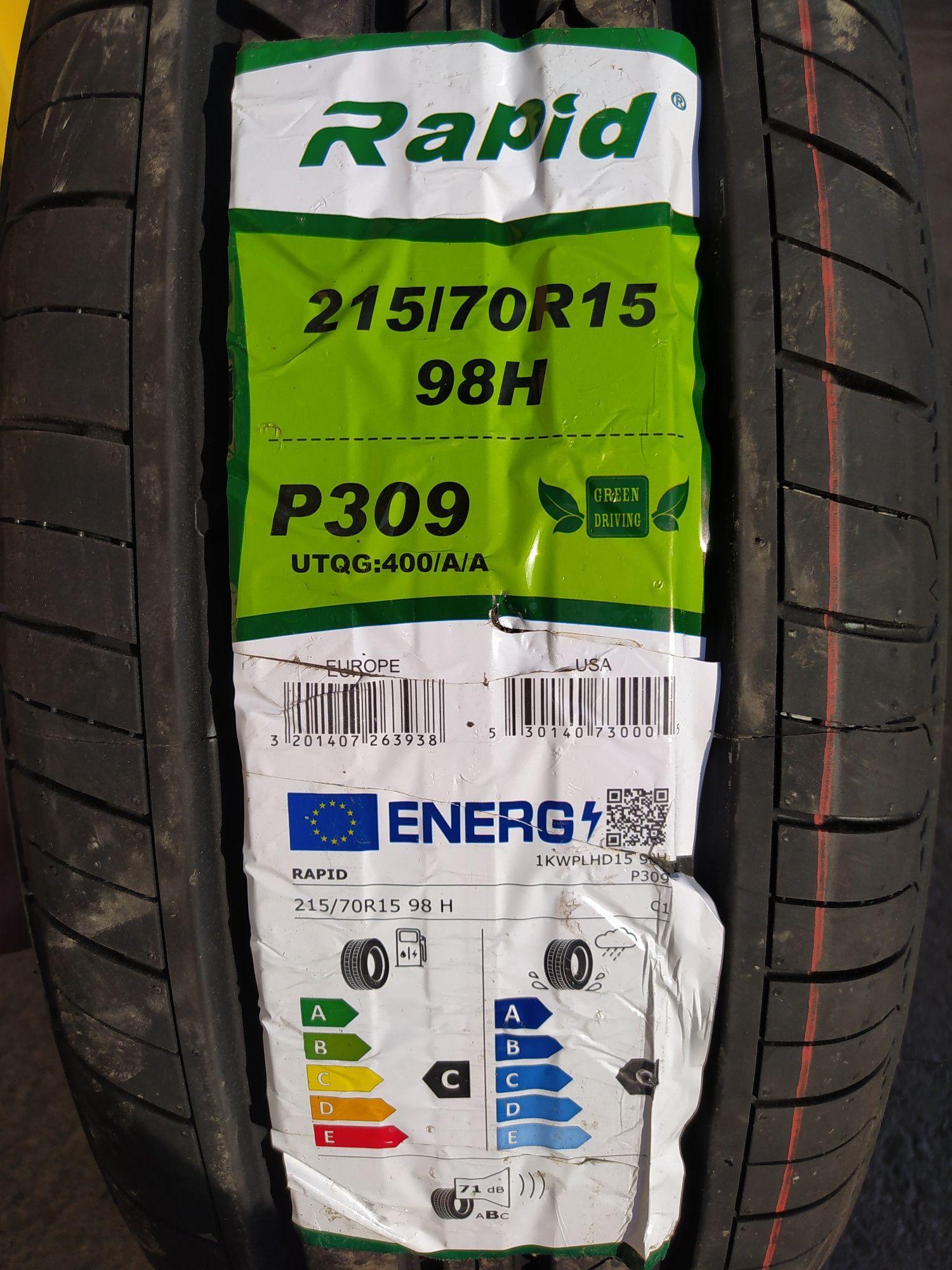 Rapid 215/70R15 P309 98H