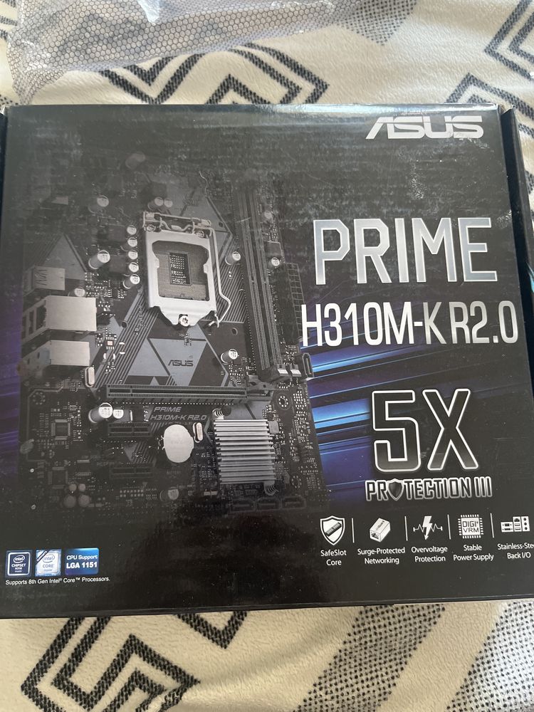 Материнская плата asus prime h310m