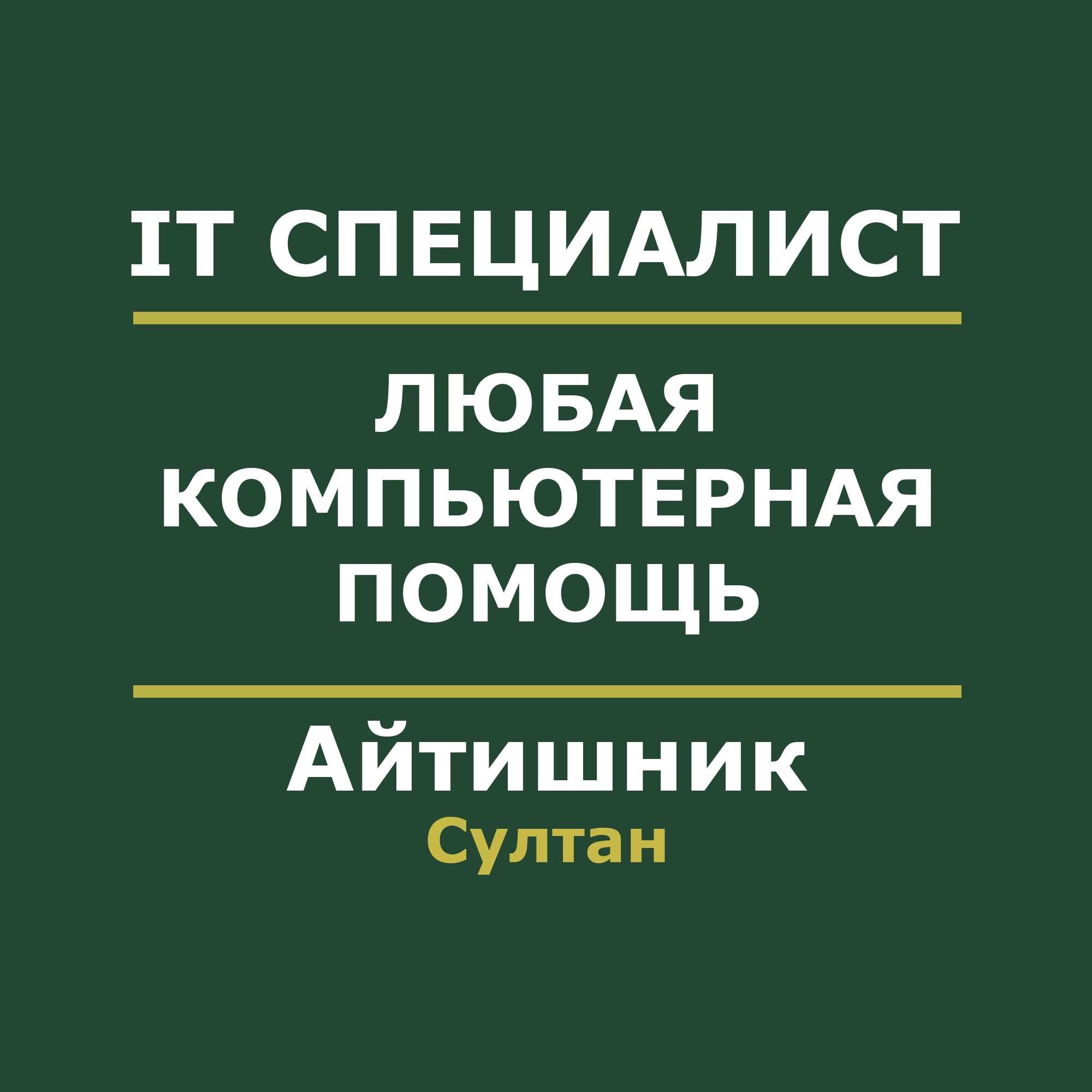 Айтишник / Программист / IT услуги / Компьютерные услуги