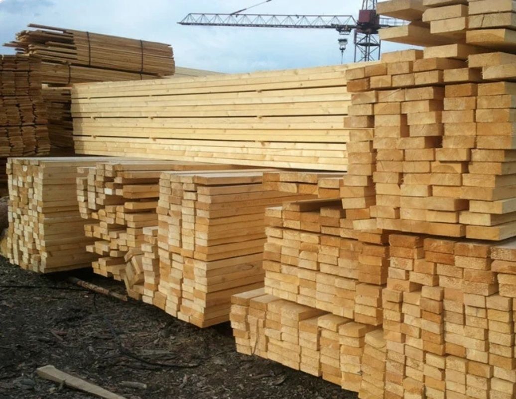 Продам доски обрезные и необрезные, брус, деловой лес