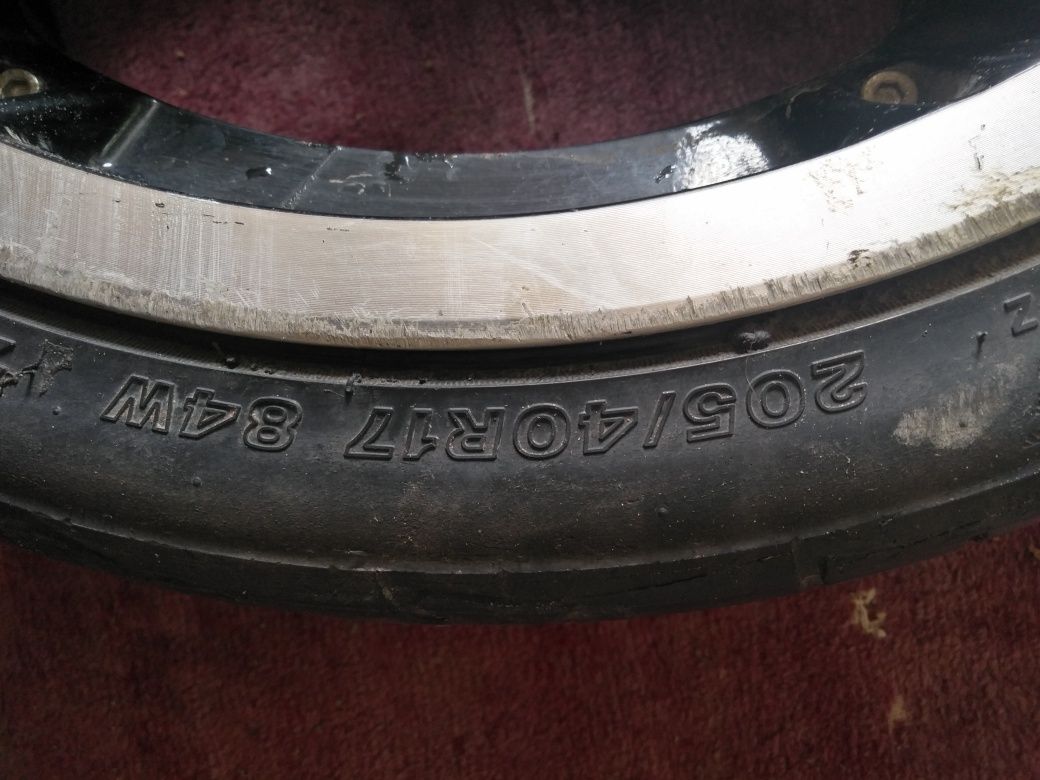 Диски (титановые) с шинами  TGRACING, размер 205/40R17 84W