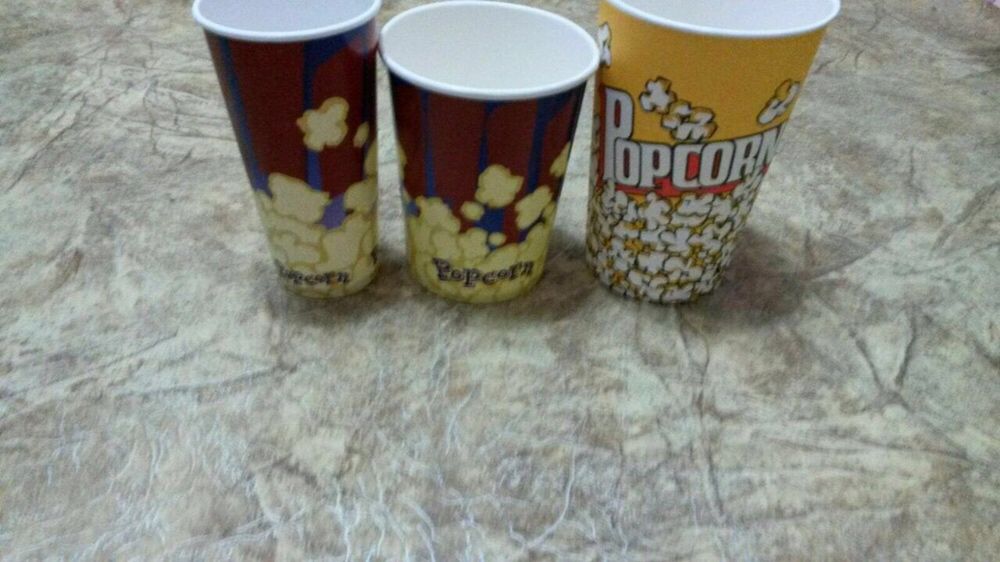 Стаканчики для попкорна разные виды