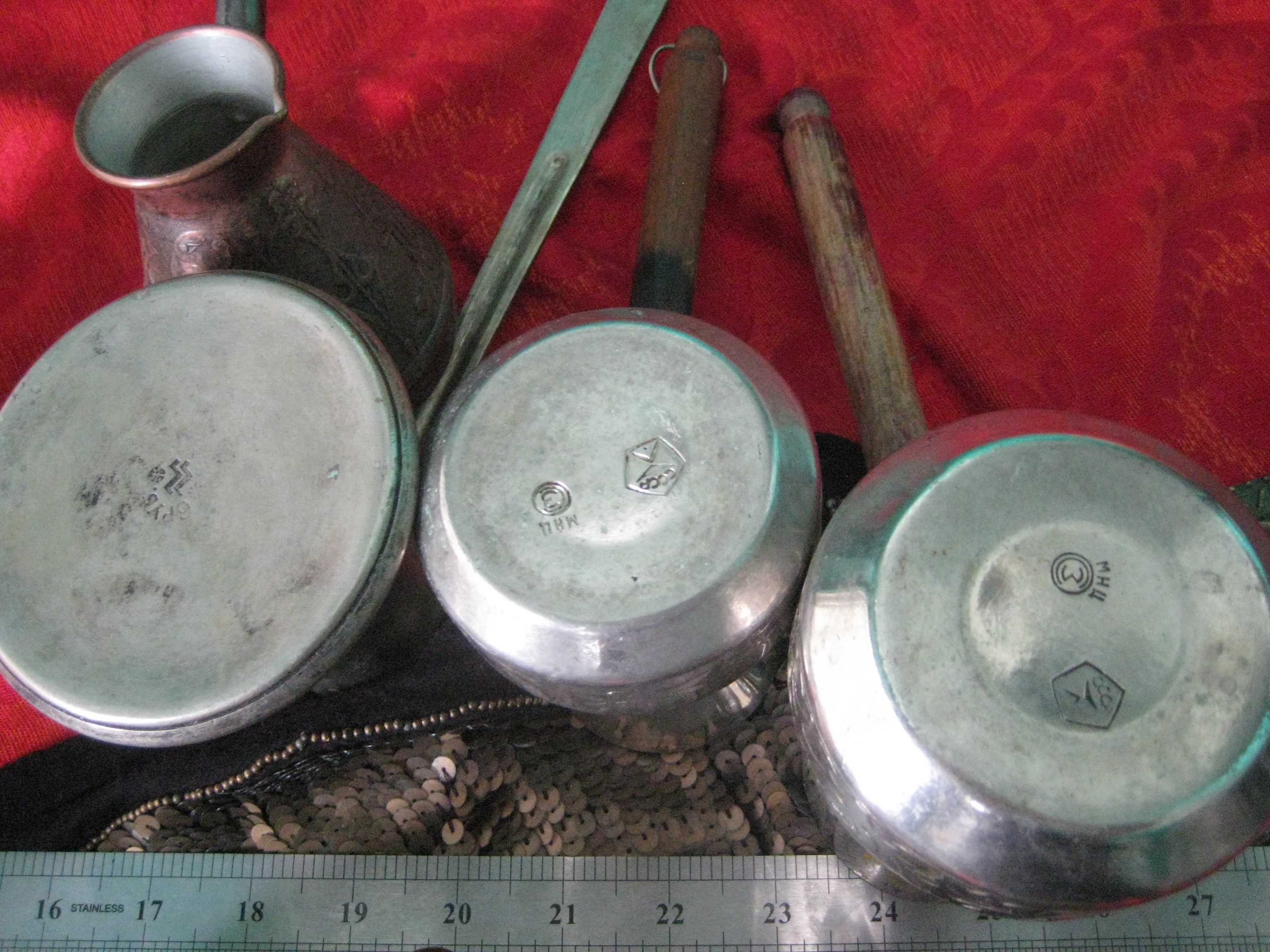Кофеварка на около 200 мл Знак Качества СССР Мельхиоровая Настоящая