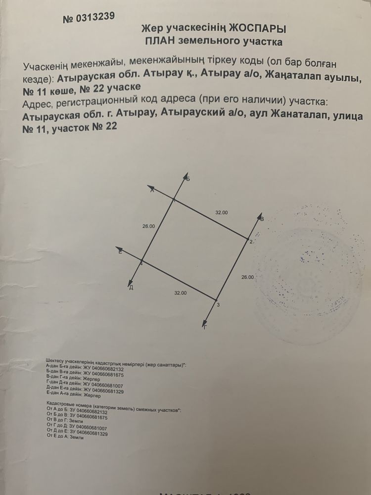 Земельный участок 8 соток Жанаталап