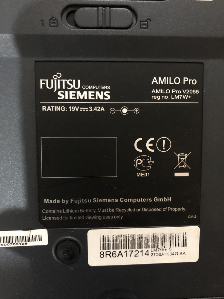 Продам ноутбук Fujitsu Siemens