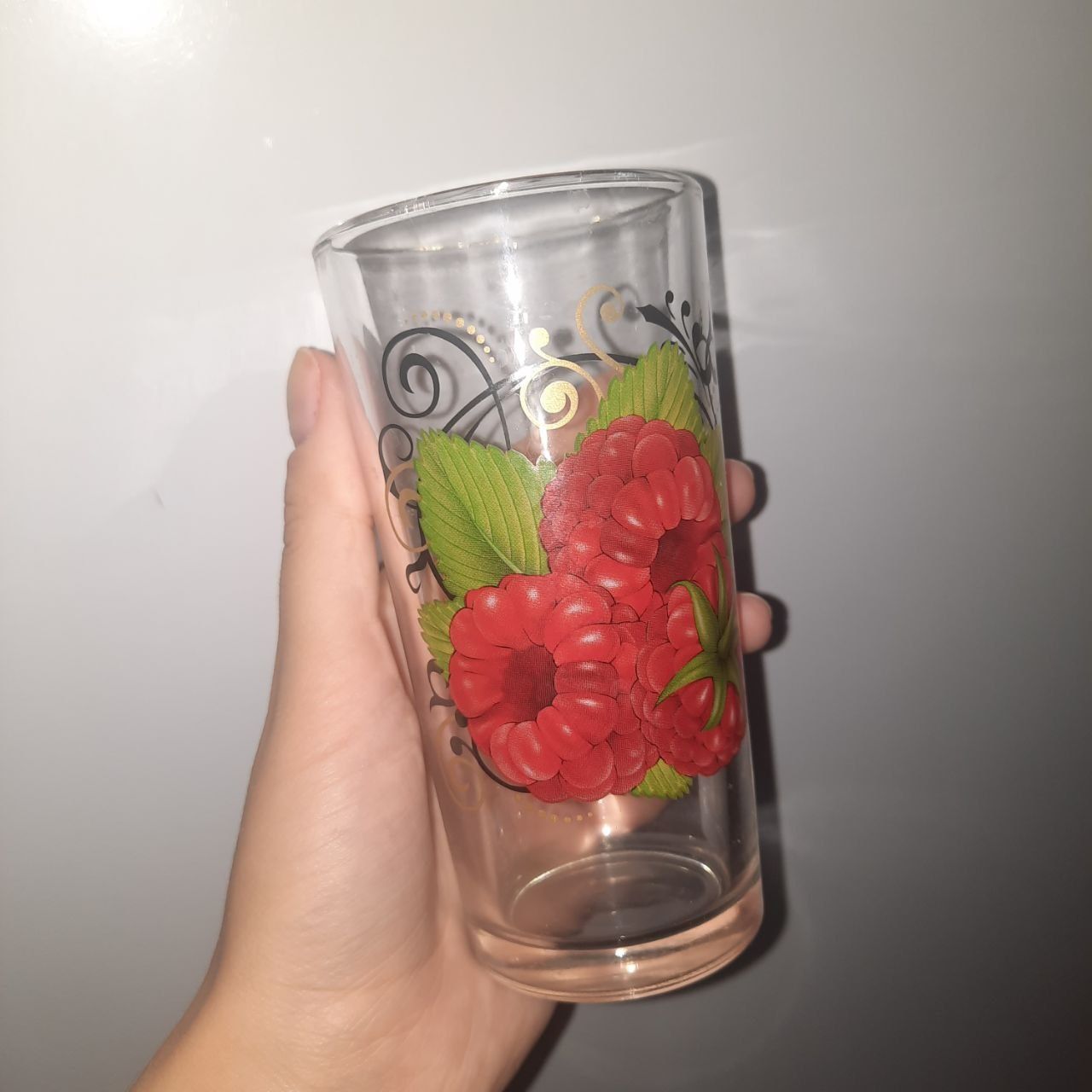 Стаканы стеклянные с декором