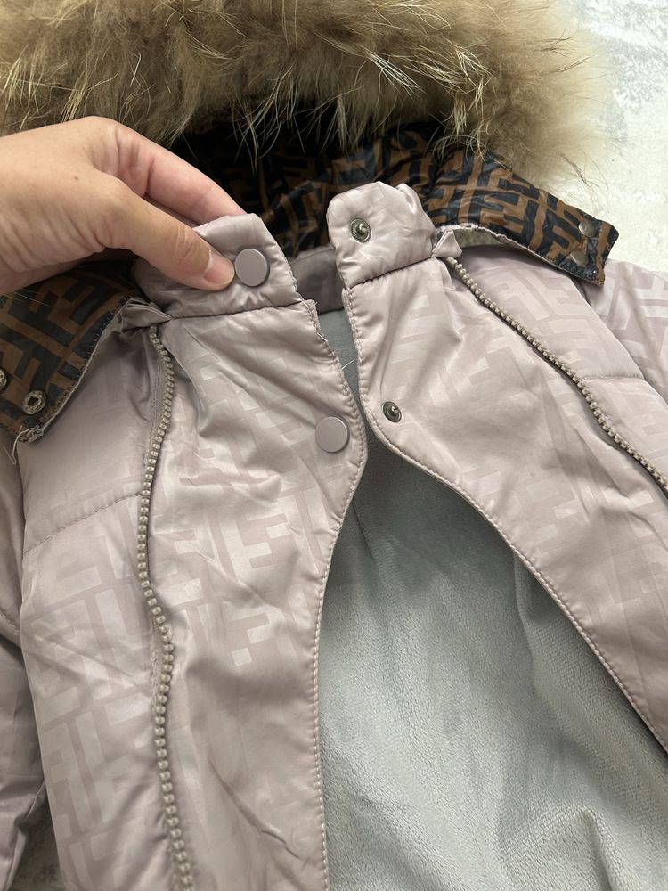 Куртка на девочку до 1,5-2 годика. FENDI brand.
