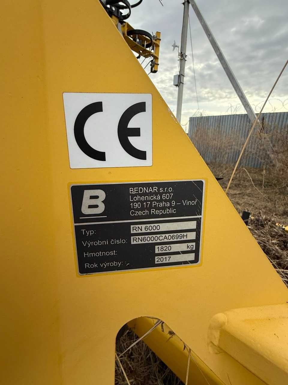 Штригельная борона BEDNAR ROW-MASTER RN 6000 S
