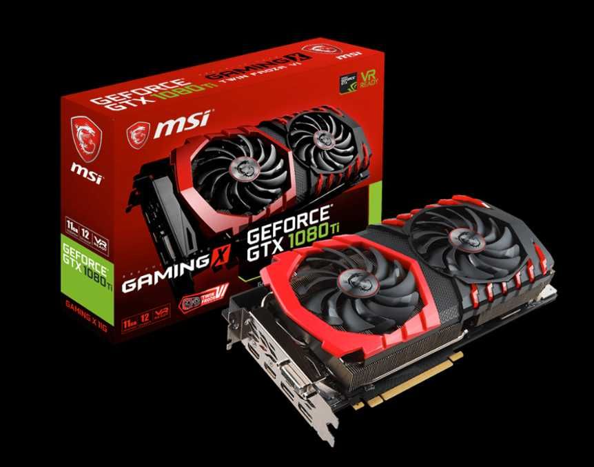 Видеокарта MSI GeForce GTX 1080 Ti Gaming X 11 гигабайт видеопамяти