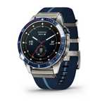 Мультиспортивные часы Garmin Marq Captain серебристый синий / СТ18731