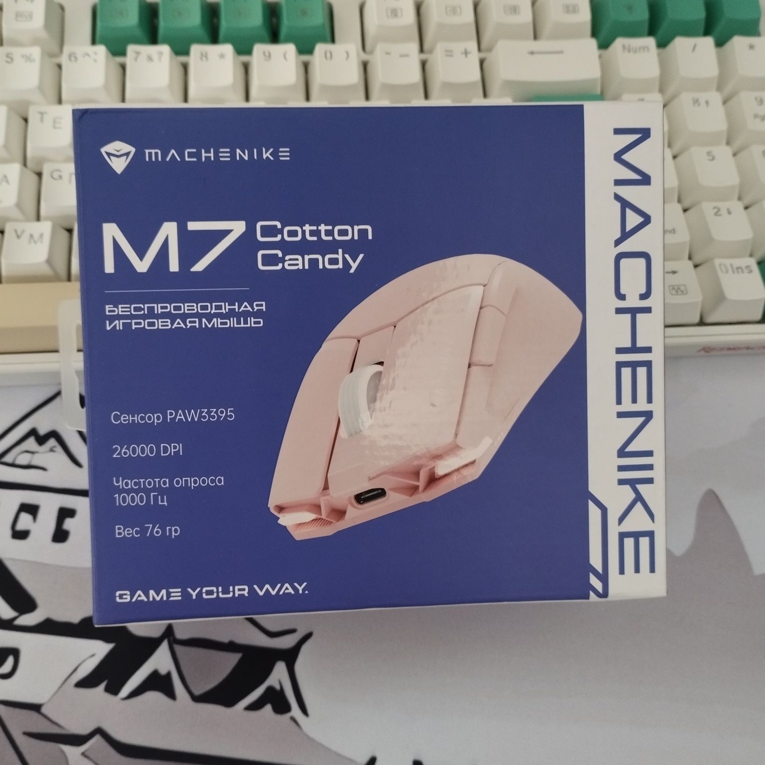 Мышь paw3395 беспроводная Machenike M7 PRO