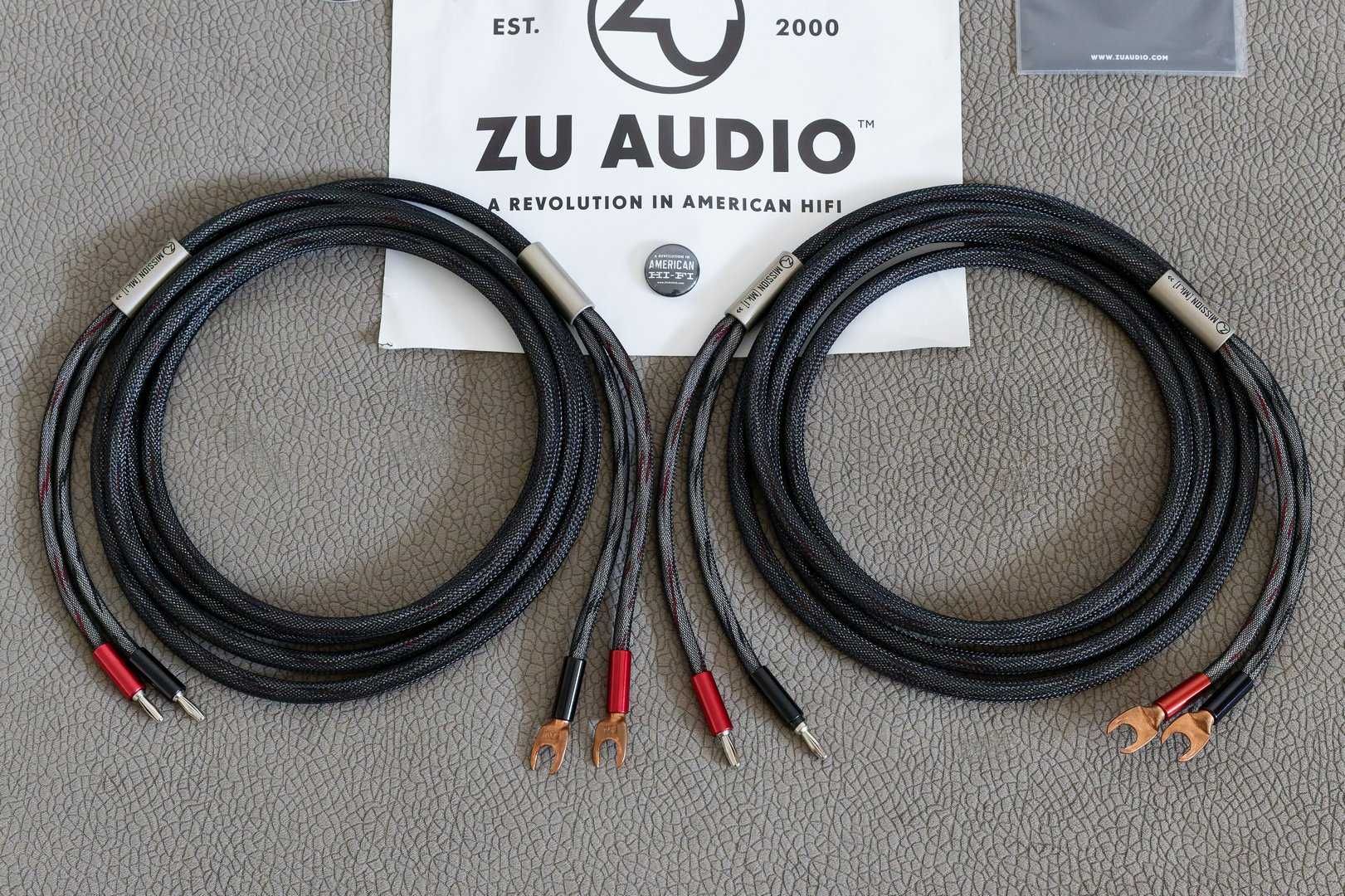 акустический кабель Zu Audio Мission mk.I 2x3m (made in USA)