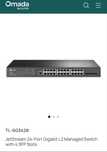 Коммутатор управляемый TP-Link TL‑SG3428 Omada