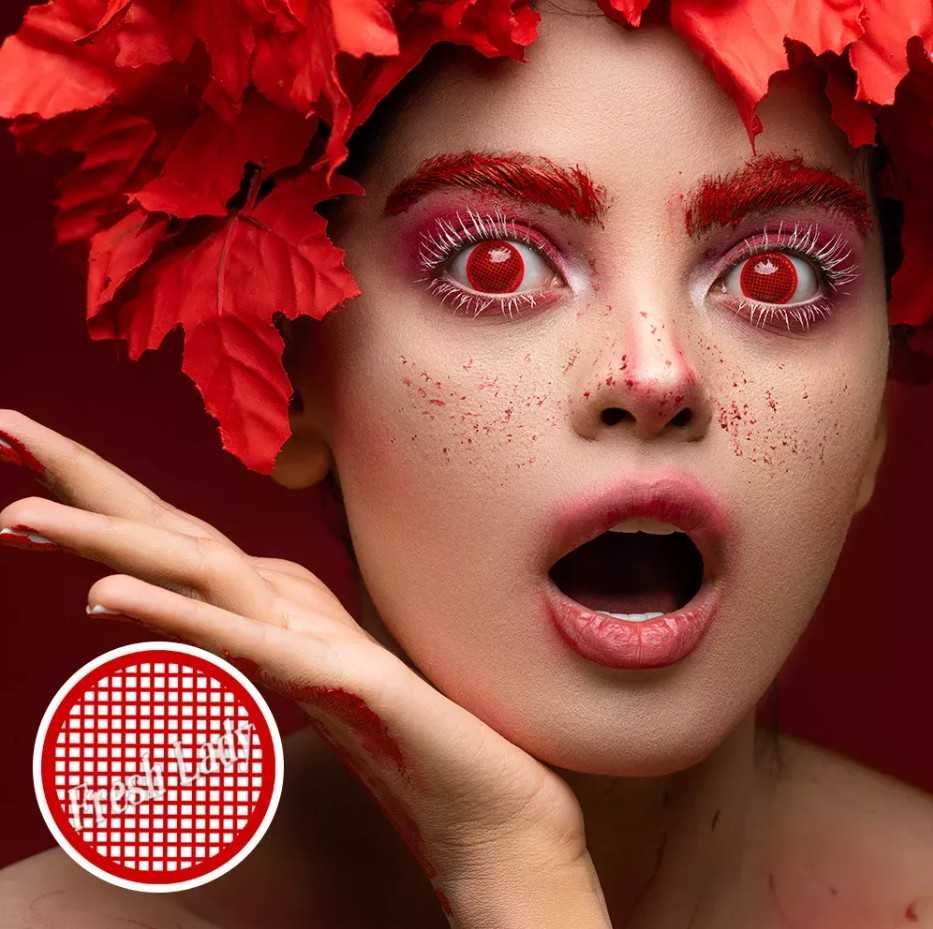 Карнавальные линзы/Линзы на Хэллоуин/Crazy Lens/Цветные линзы Алматы