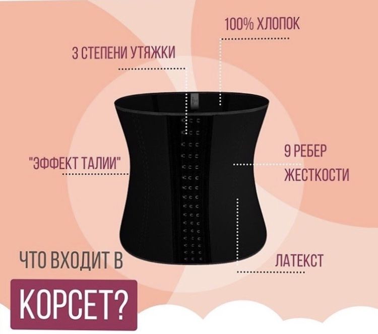 Моделирующий корсет для похудения WAIST TRAINER