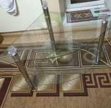Стол угловой стеклянный. Идеальное состояние.