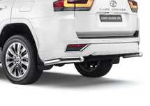 Защита заднего бампера Toyota Land Cruiser 300!