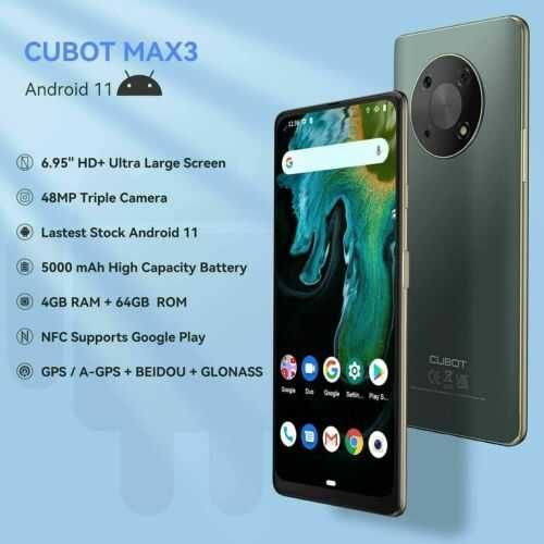 CUBOT max3/4GB-64GB-256GB/