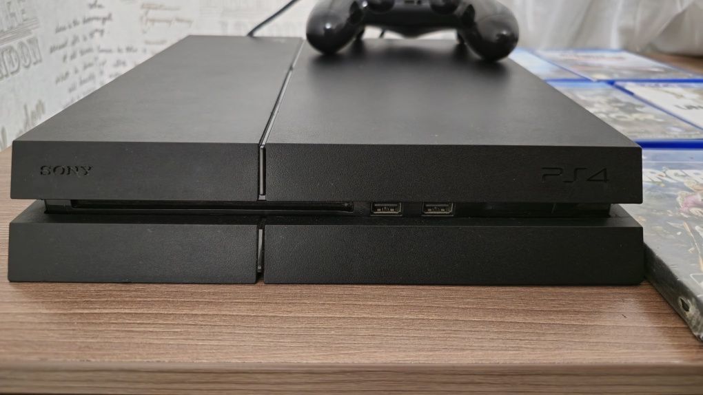 Playstation 4 fat последний ревизии 630+ GB +6игр