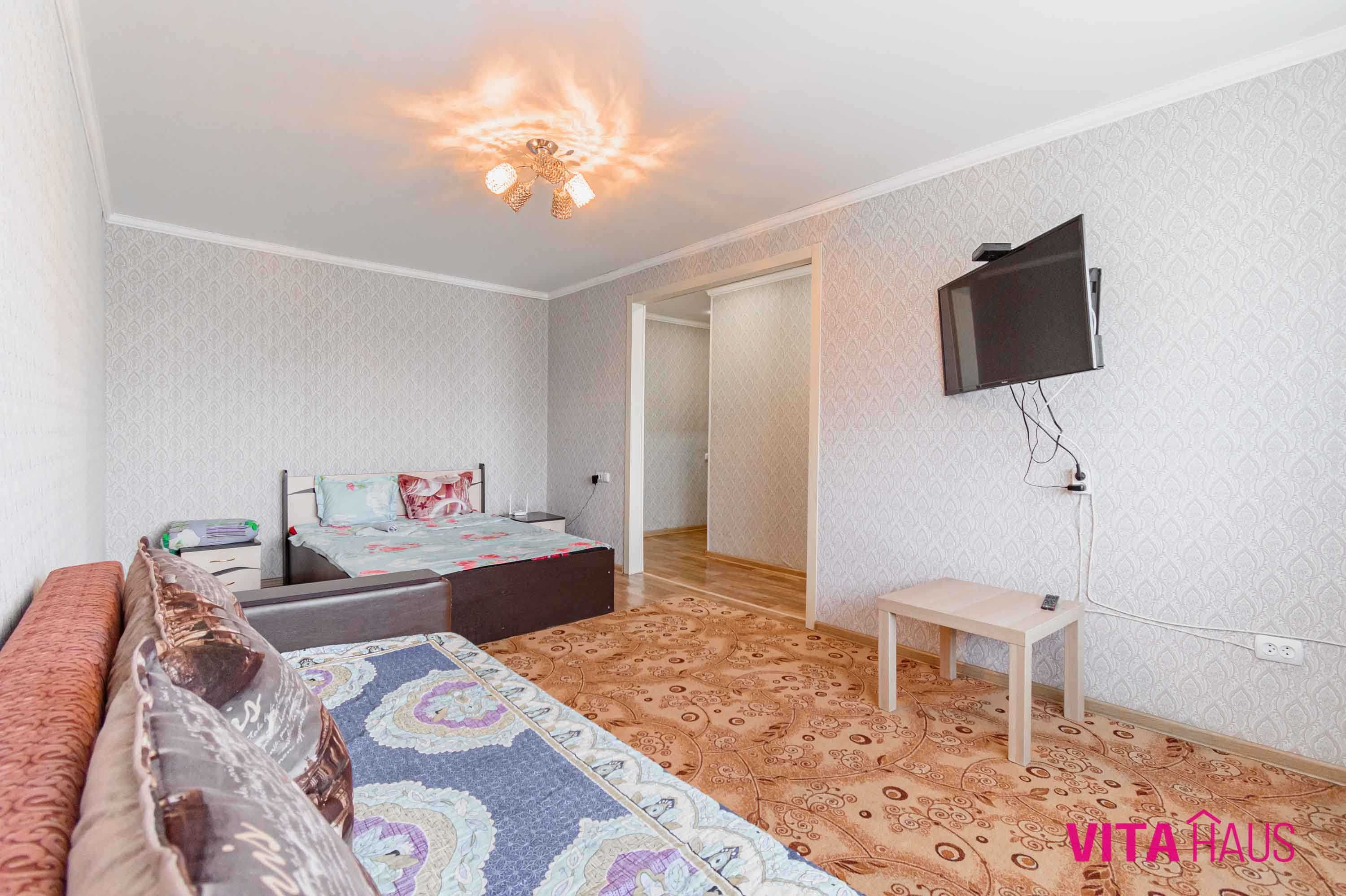 1-ком квартира помесячно. Все условия. КТВ/WIFI от VH.