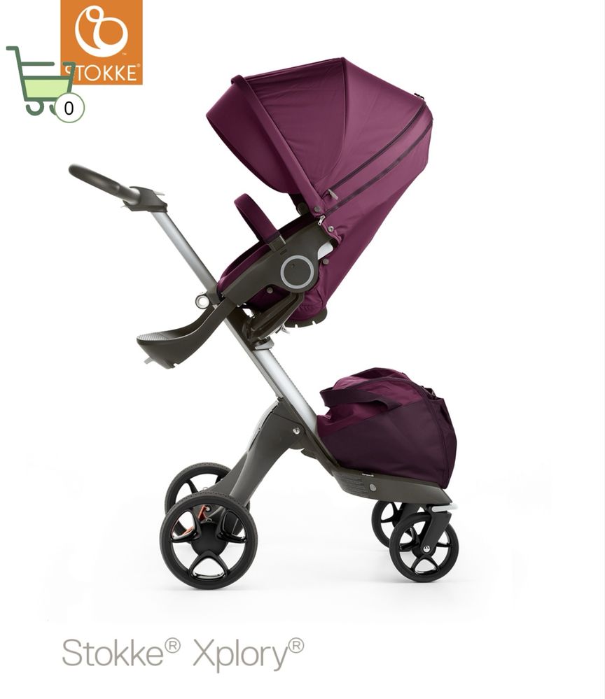 Коляска Stokke 2 в 1 с люлькой