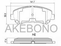 Колодки тормозные Nissan Qashqai
