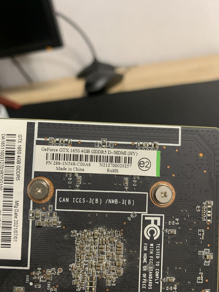 Gtx 1650 4gb б/у