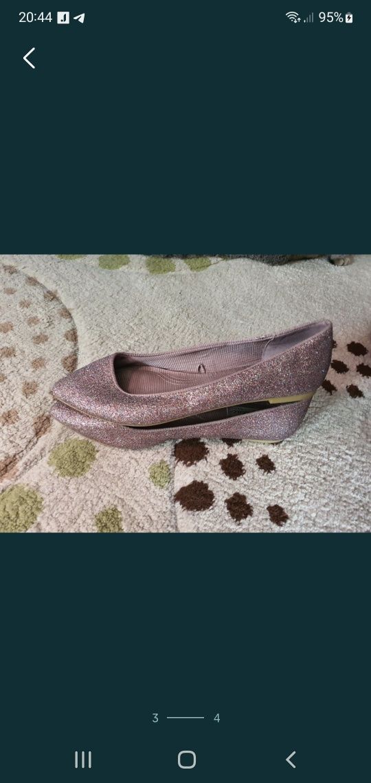 Продам красивые балетки Zara 38р