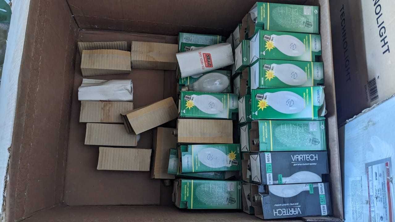 лампы газоразрядные ртутные ДРЛ 125w