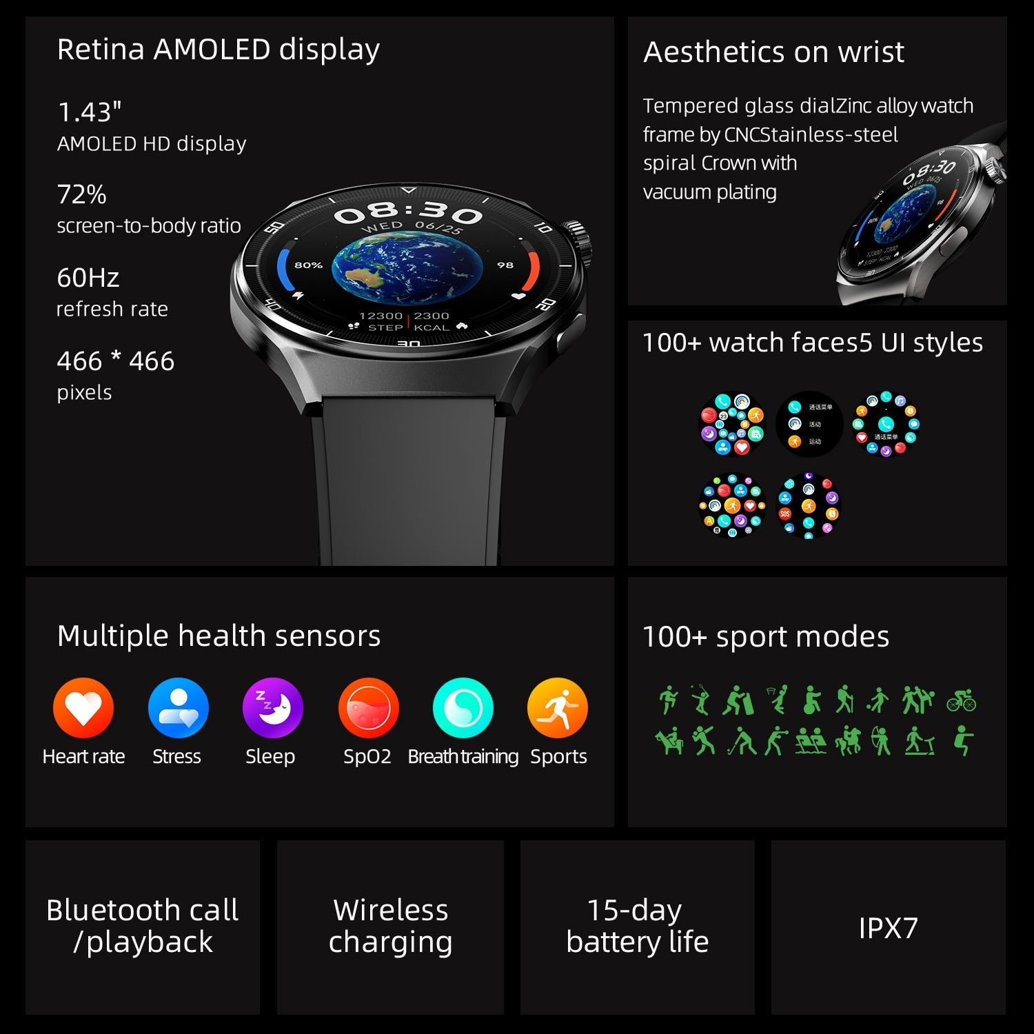Часы qcy watch gt2