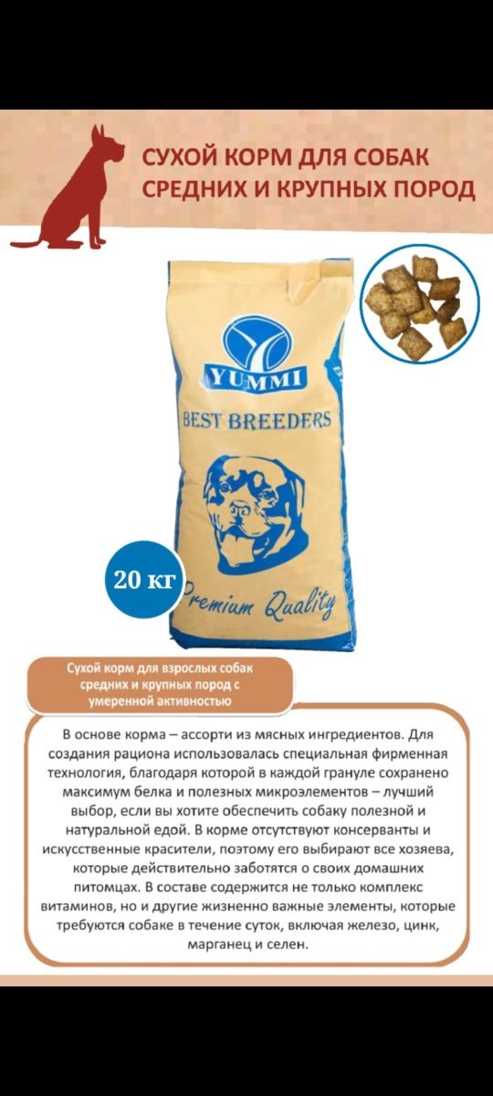 Корма для кошек и собак