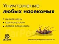 Уничтожение насекомых, клопов, тараканов Дезинфекция (клопы, тараканы)