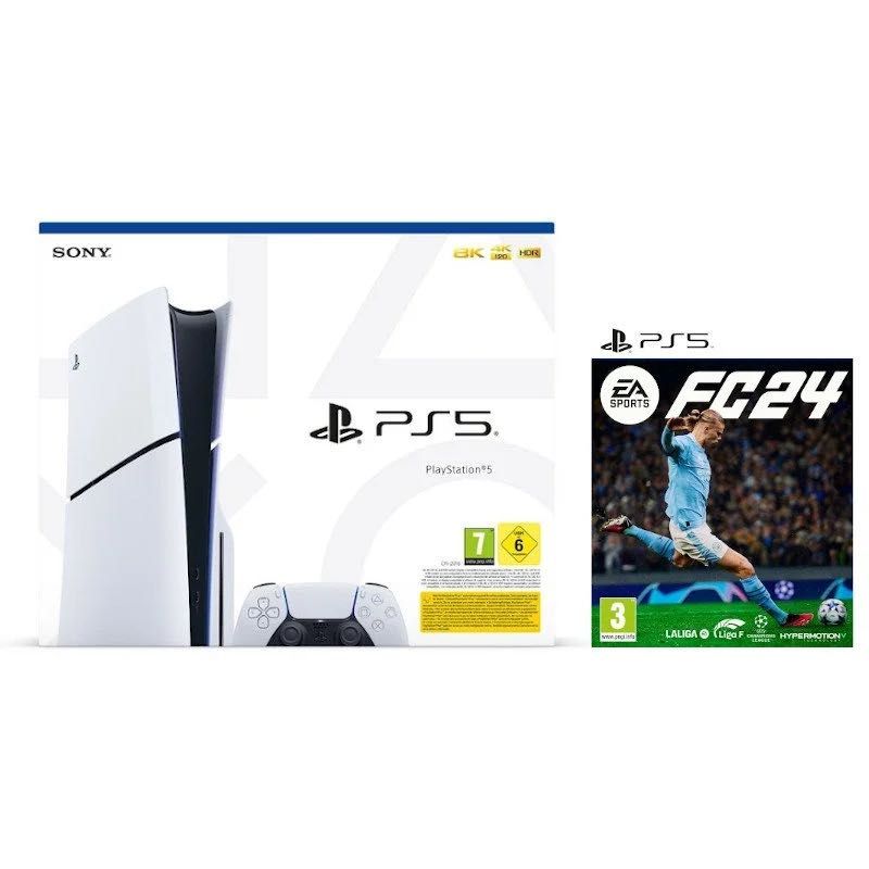 Акция! Диск FIFA 24 FC в подарок PlayStation 5 PS5 Slim/ приставка PSP