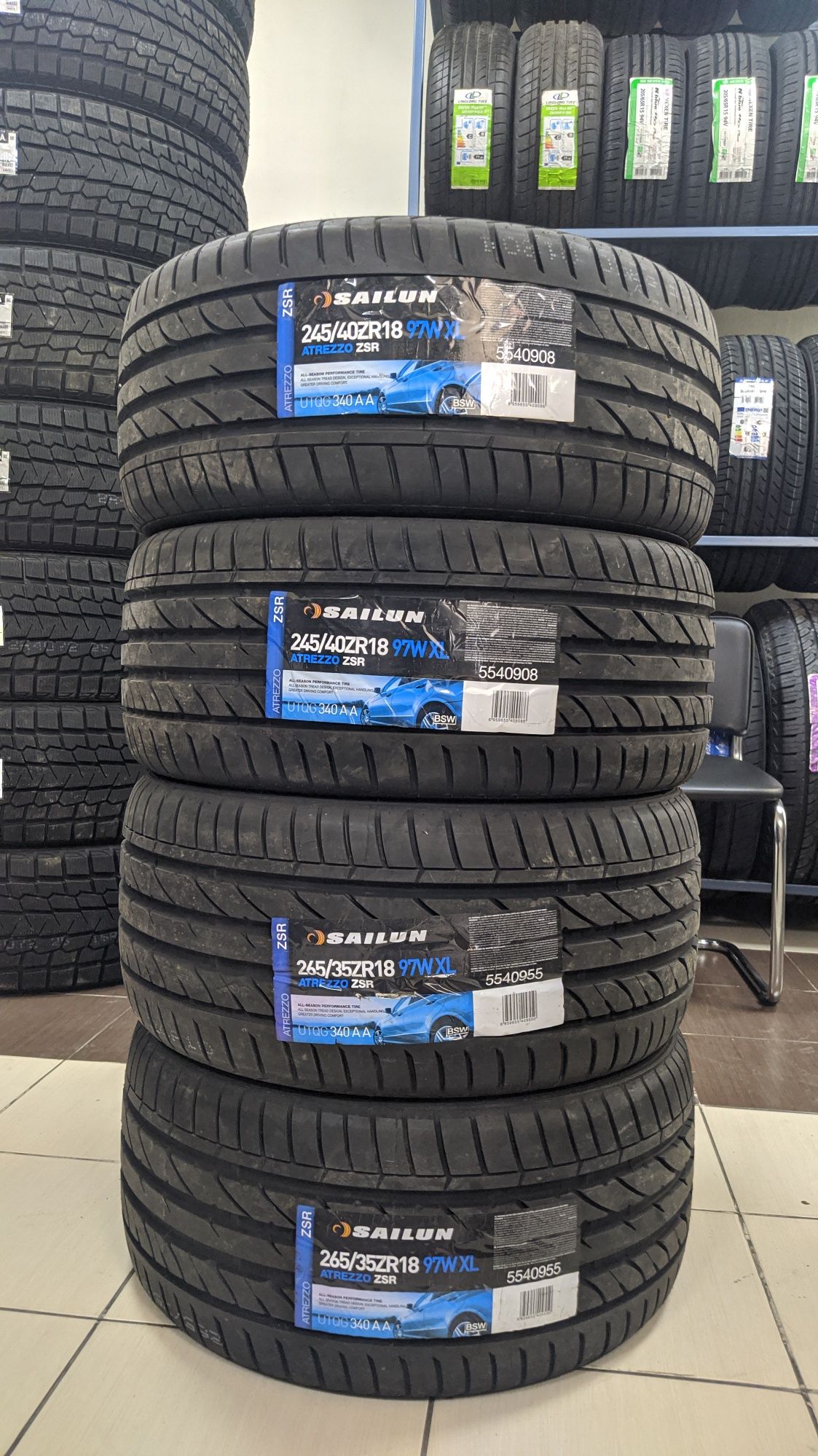 265/35R18 Sailun Разноширокие