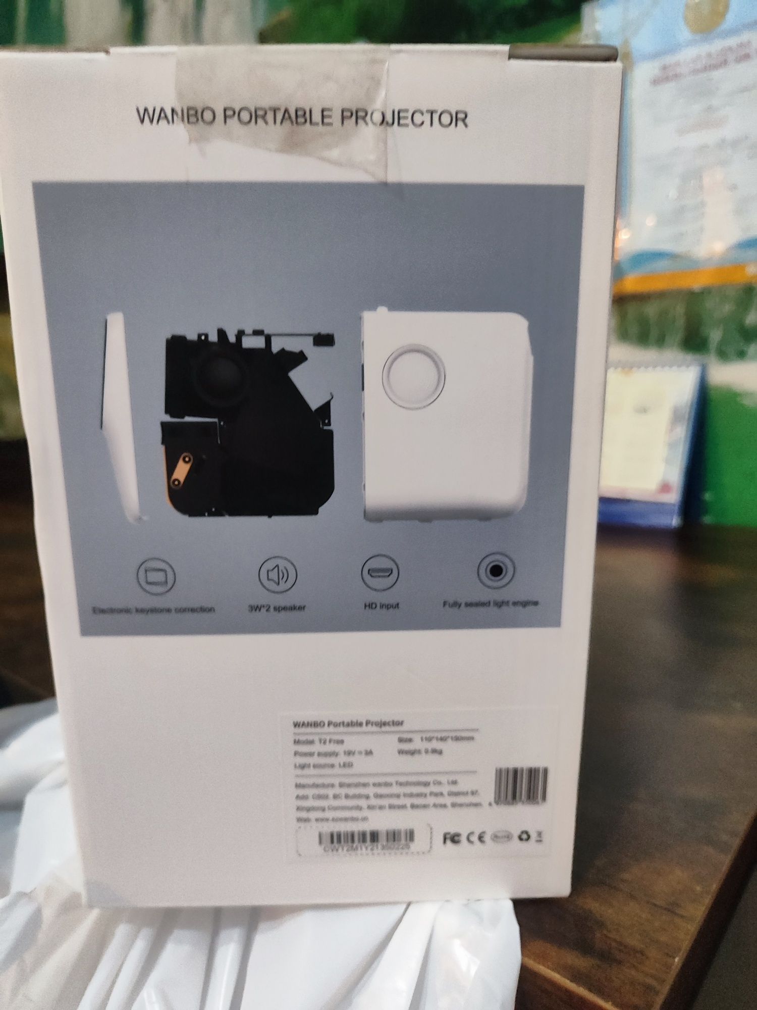 Проэктор Wanbo T2 Free