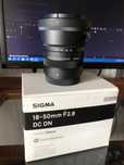 Продаю новый объектив Sigma 18-50mm f/2.8 DC DN для Fujifilm X-mount