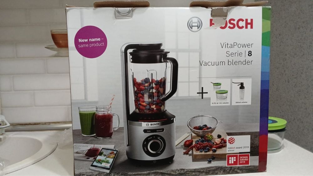 Стационарный вакуумный блендер Bosch VitaPower Serie 8
