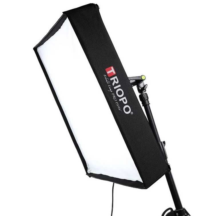 Постоянный Свет Софтбокс Triopo PRO 150W гибкий 60x60cm + Стойка новые