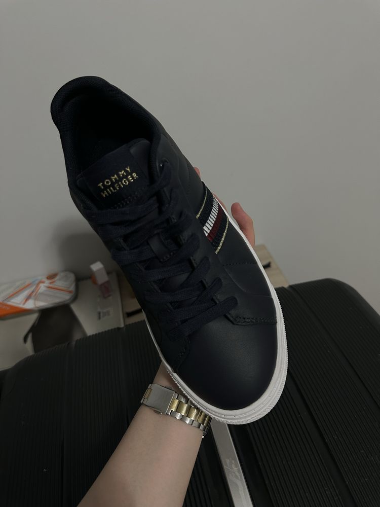 Tommy Hilfiger кеды темно синие