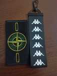 Продам патч Stone island и брелок KAPPA