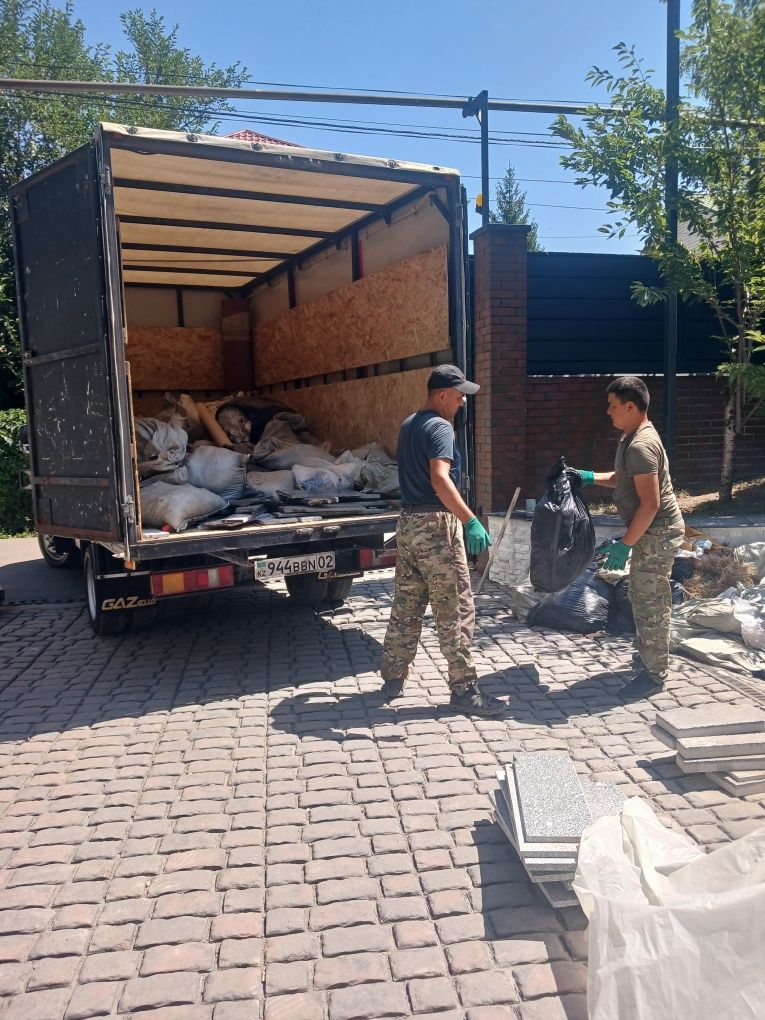 Вывоз мусора Алматы – газель, грузчики, срочно, недорого