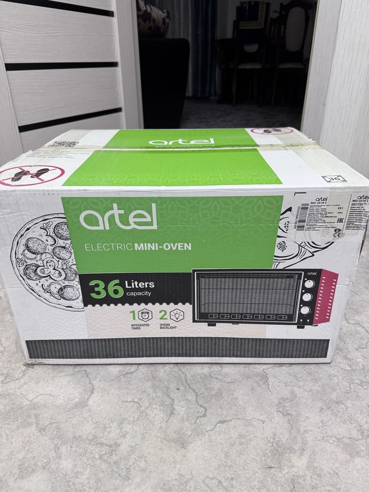 Настольная электропечь Artel MD 3618 Е белый