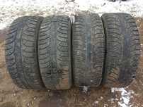 Резина 265/65 R17 "Bridgestone" (Япония), частично шипованные.